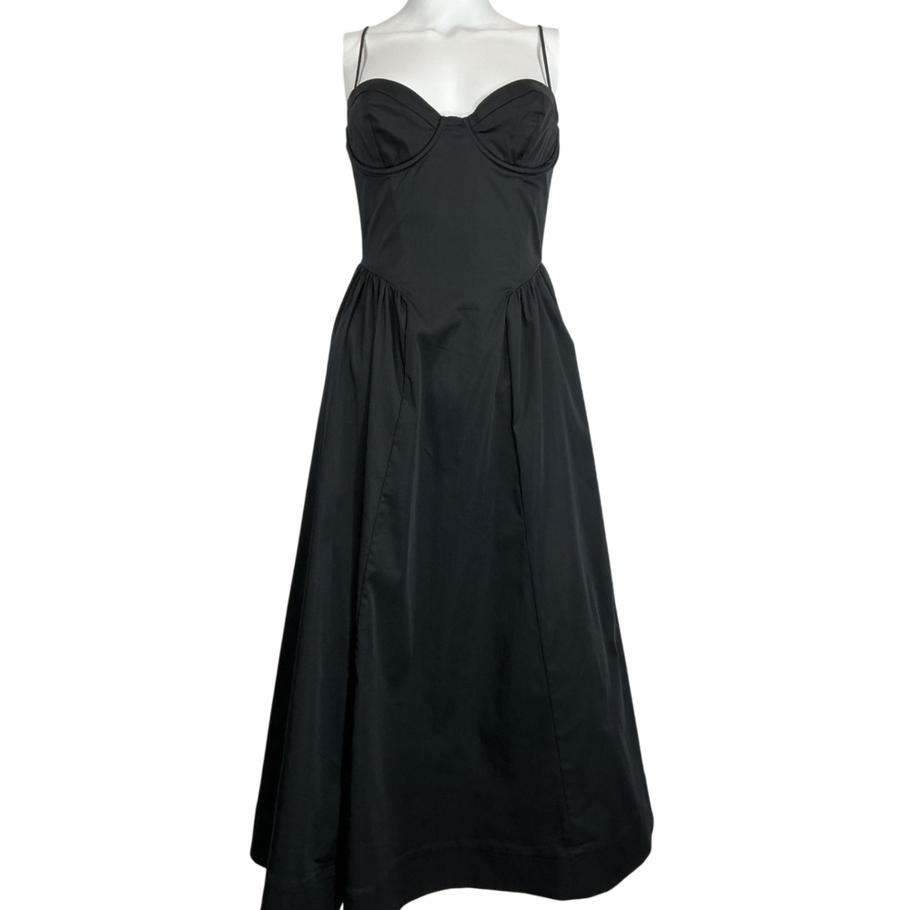 ASTR The Label Bellamy Bustier Midi Dress Black S - Picture 2 of 4